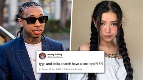 Tyga alleged sex tape with TikTok star Bella Poarch, 19, leaks。